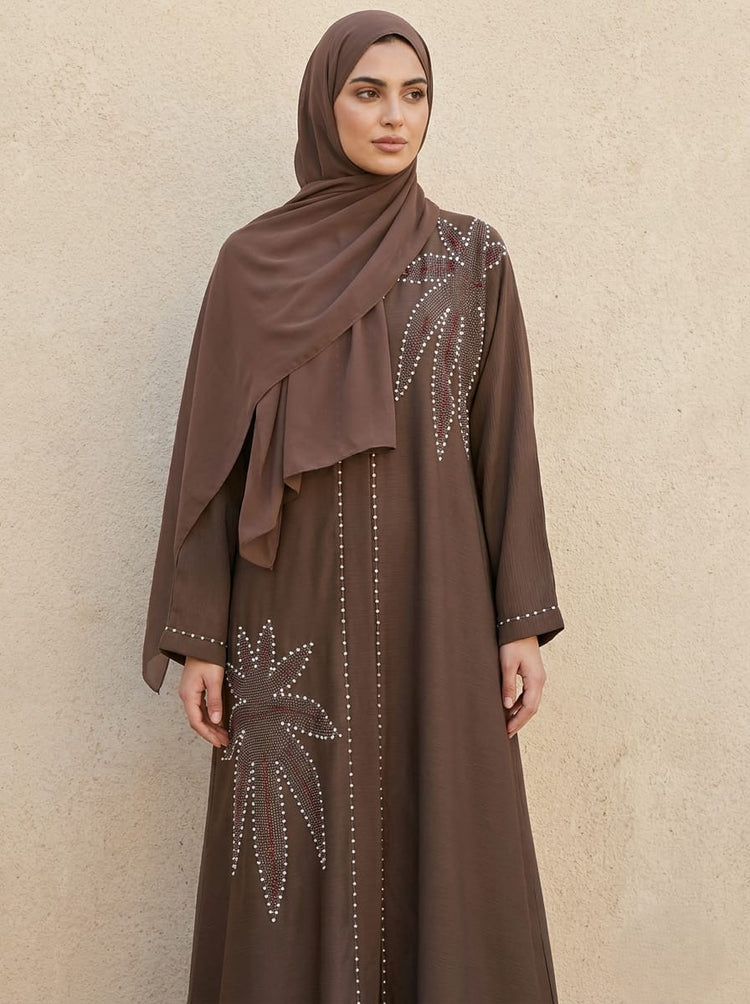 Yasmin Zoom Handbeaded Abaya Set