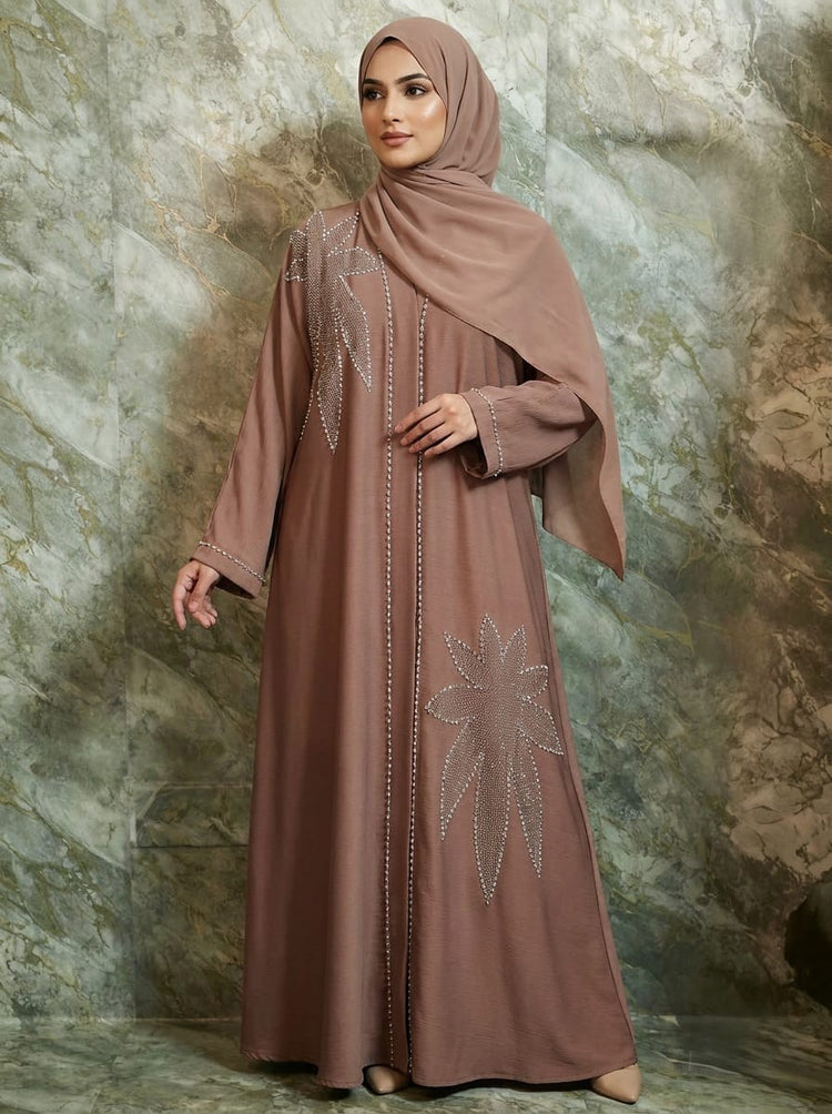 Yasmin Zoom Handbeaded Abaya Set