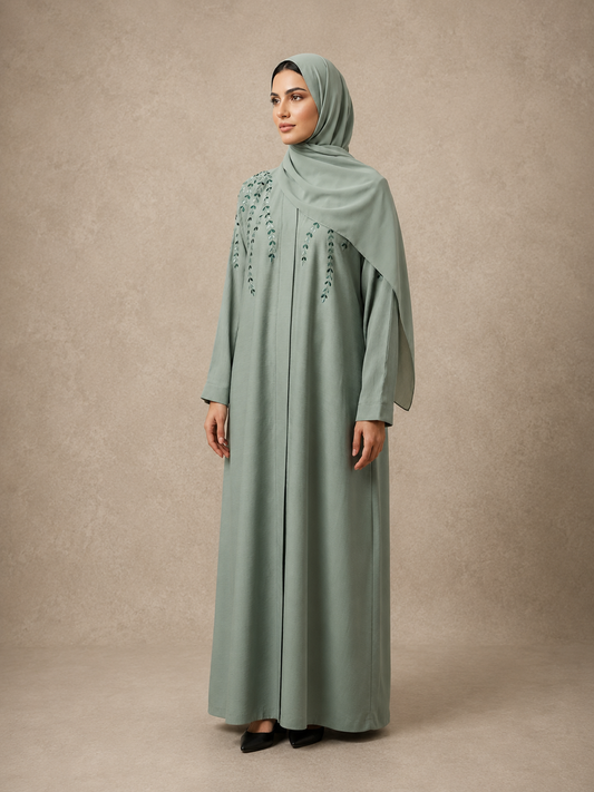 Asma Abaya with Matching Hijab