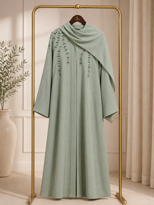 Asma Abaya with Matching Hijab