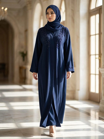 Madiha Leaf Zoom Abaya Alnoors Collections